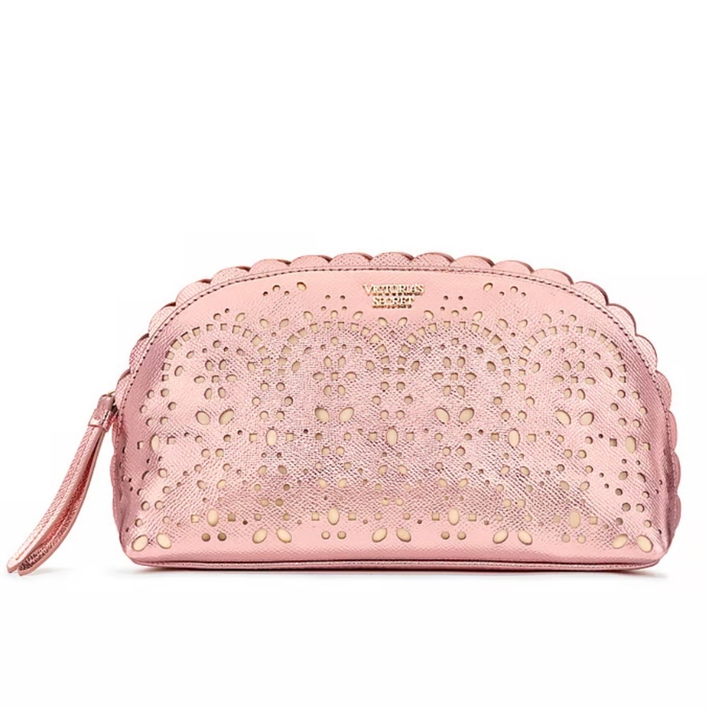 Victoria’s Secret Petal Edge Beauty Pouch Floral Cutout